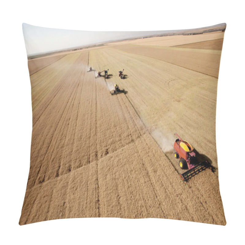 Personality  Aerial Harvest Landscape Pillow Covers