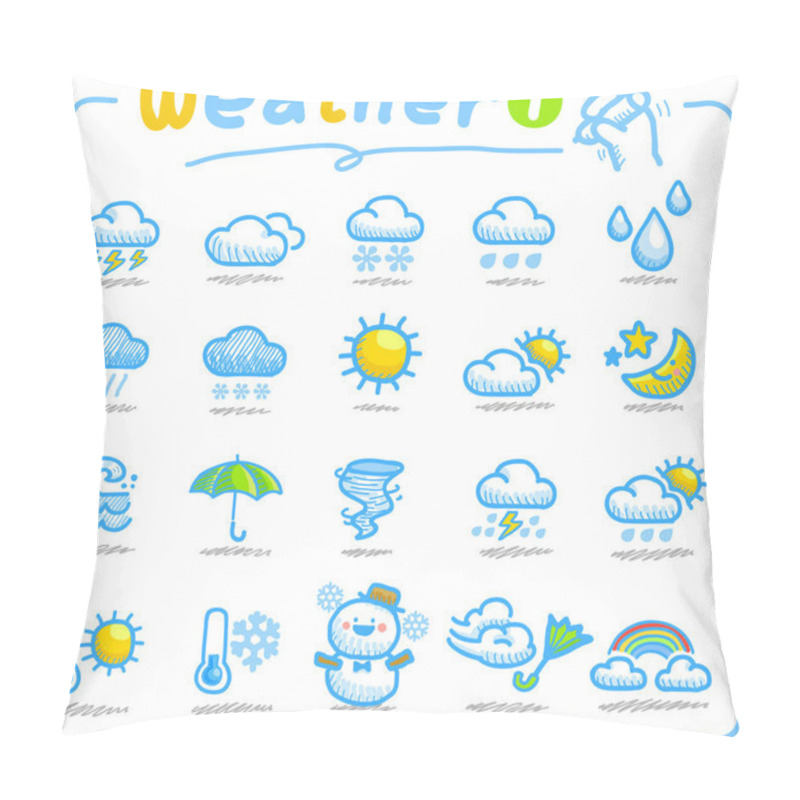 Personality  Weather Pillow Covers