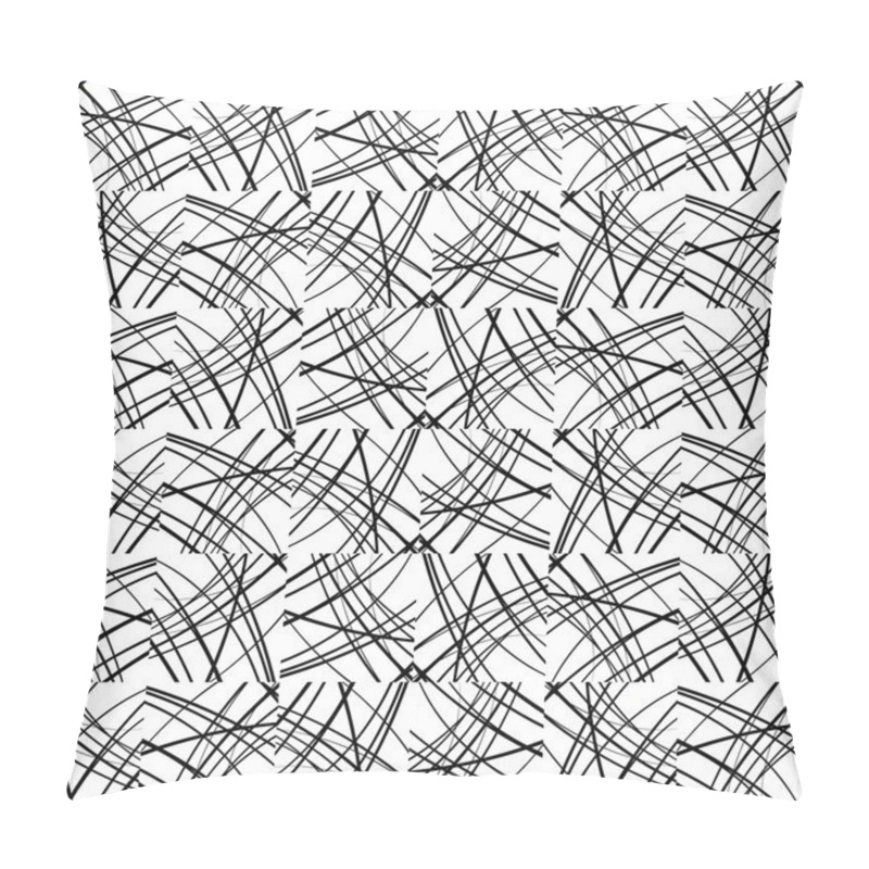 Personality  Wavy Lines Repeatable Pattern. Pillow Covers