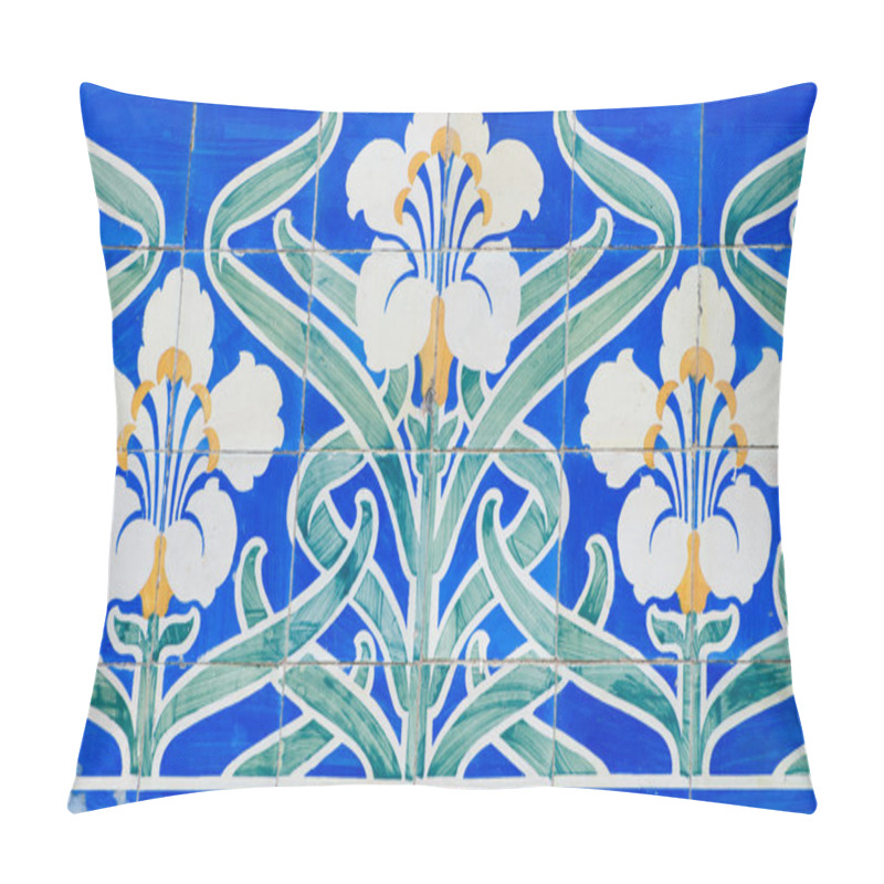 Personality  Traditional Portuguese Glazed Tiles Pillow Covers