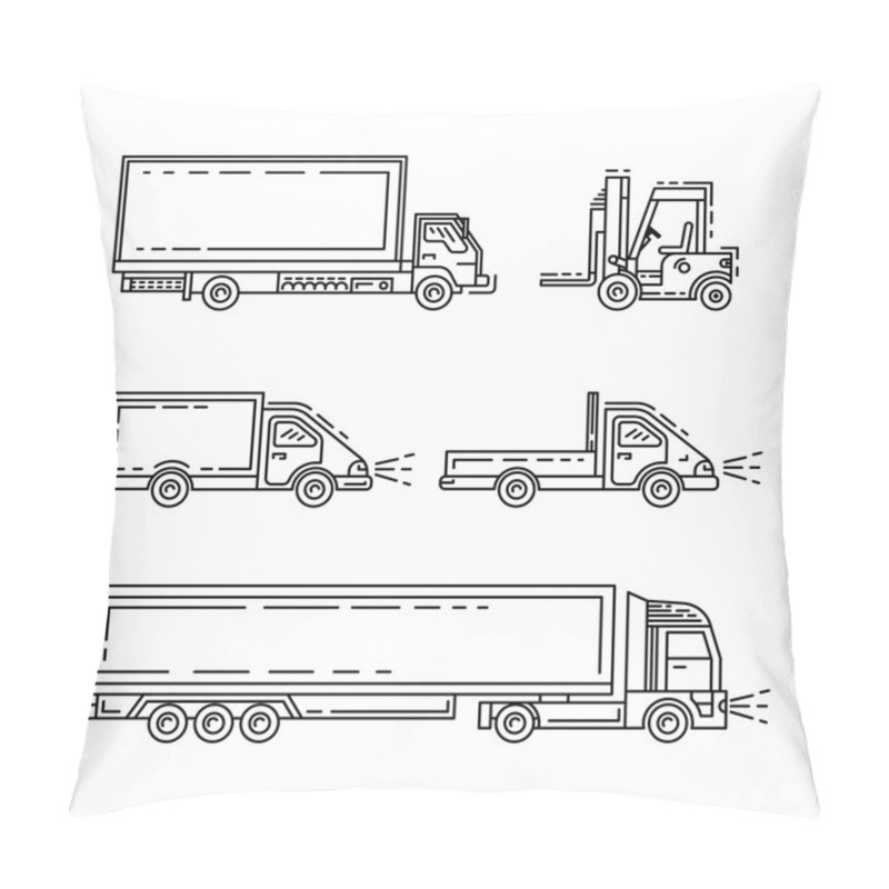 Personality  Freight Transportation 01 Pillow Covers