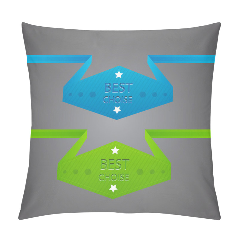 Personality  Blue And Green Best Choice Labels Pillow Covers