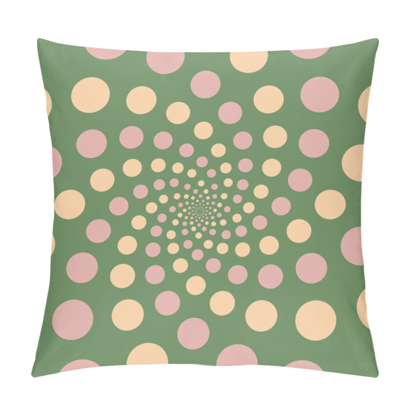 Personality  Circle Background Green Pillow Covers