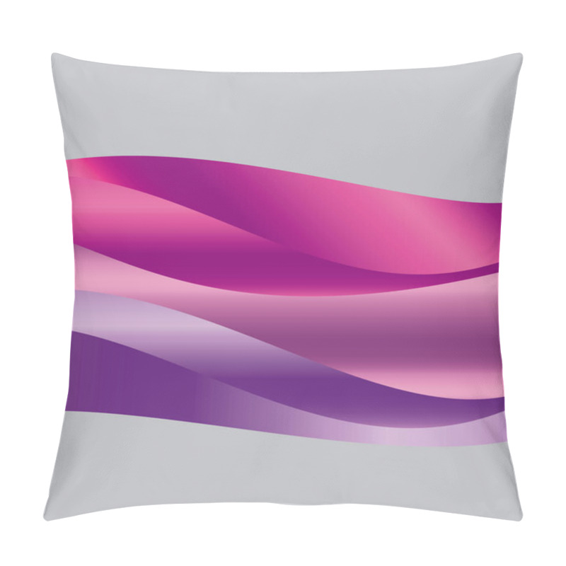 Personality  Abstract  Gradient Wave Background For Web And Print. Vector Illustration For Surface Design. Fluent Water Luxury Pink Color Element. Pillow Covers