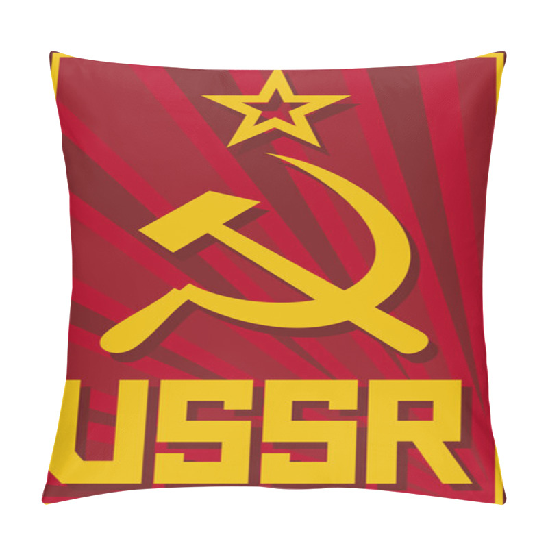 Personality  Soviet Poster (ussr) Pillow Covers