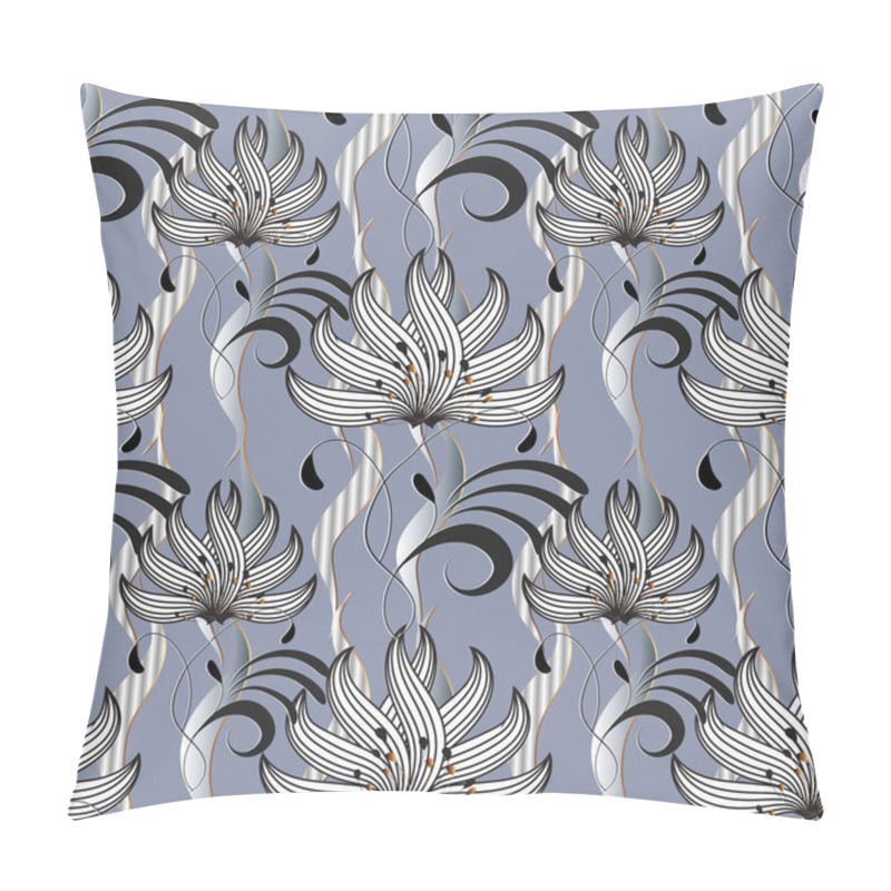 Personality  Floral Vector Seamless Pattern.  Pillow Covers