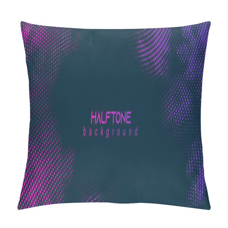 Personality  Abstract Vector Background. Halftone Gradient Gradation. Vibrant Flowing Texture. Smoke Effect. Retro Design. Pillow Covers