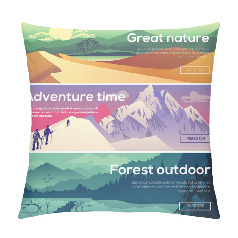 Personality  Design Illustration For Web Design  Pillow Covers