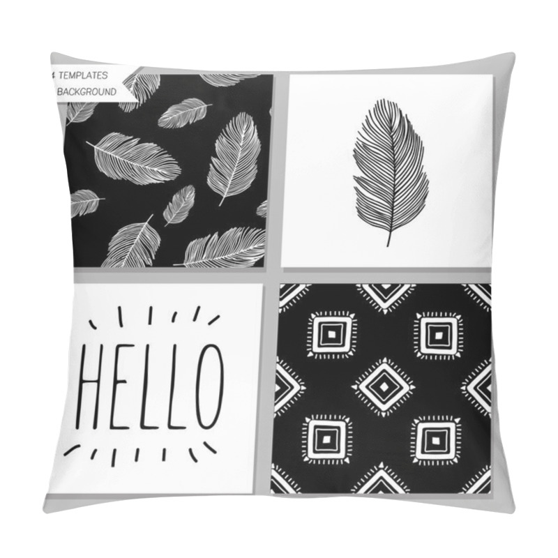 Personality  Design Card Templates Pillow Covers