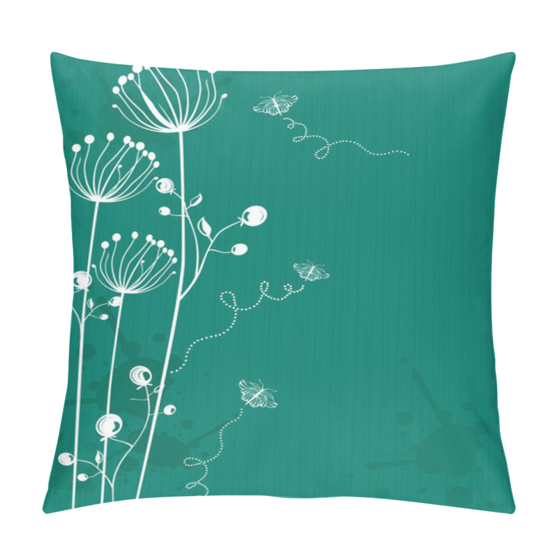 Personality  Floral_pattern_green Pillow Covers