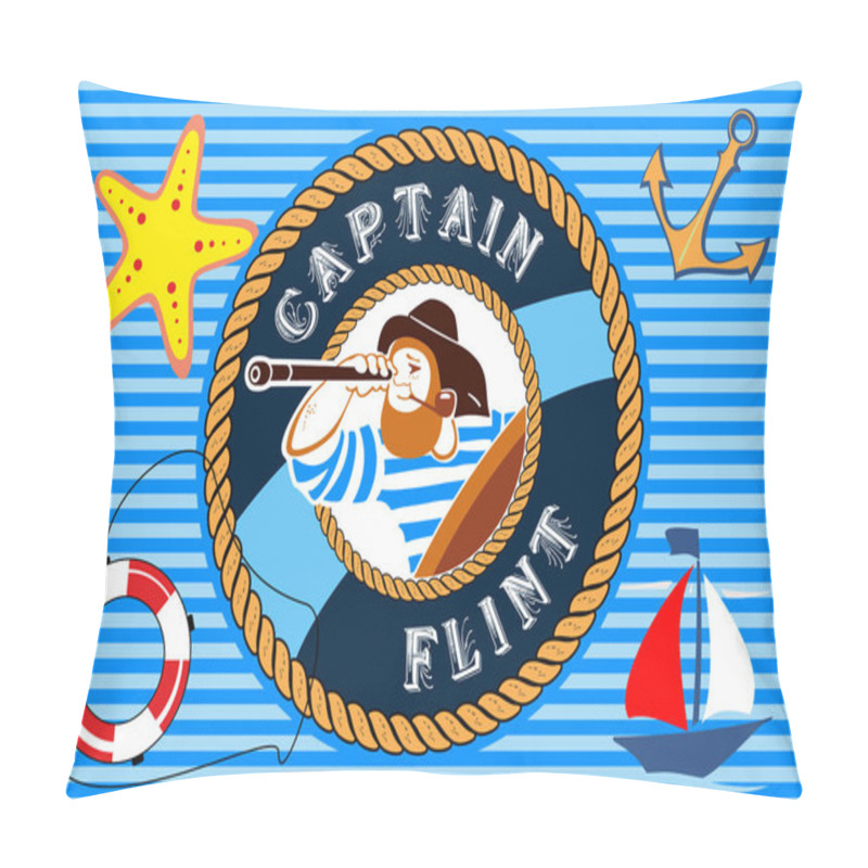 Personality  Signboard Bar Captain Flint Pillow Covers