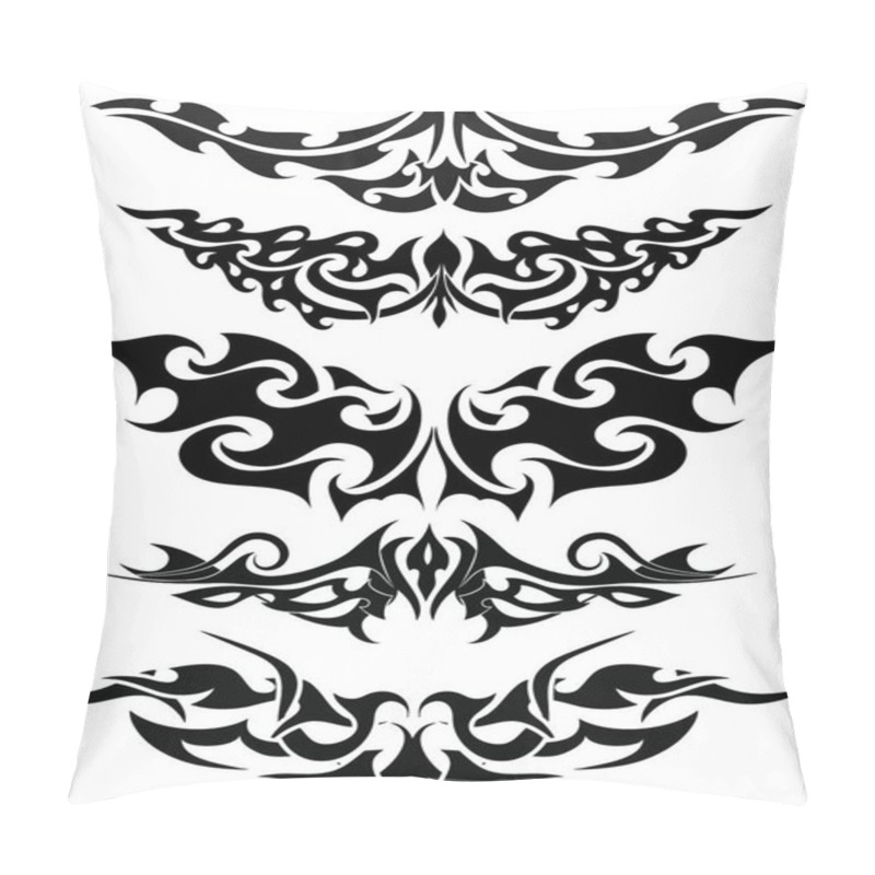 Personality  Patterns Of Tribal Tattoo For Design Use Pillow Covers