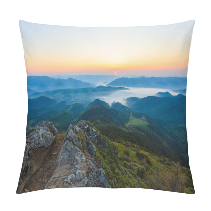 Personality  Flourishing In The Mountains Pillow Covers