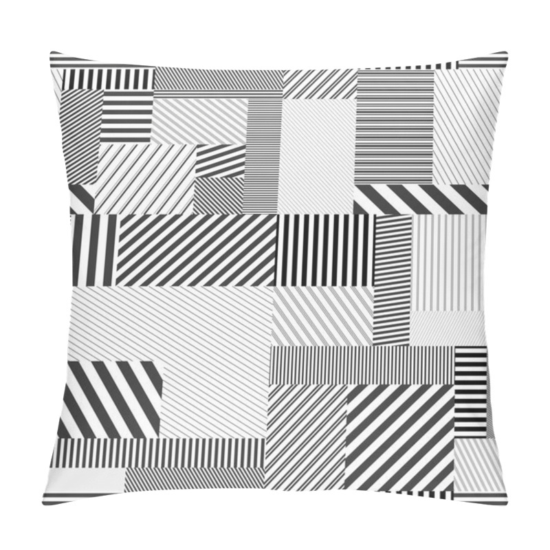 Personality  Seamless Striped Background Pillow Covers