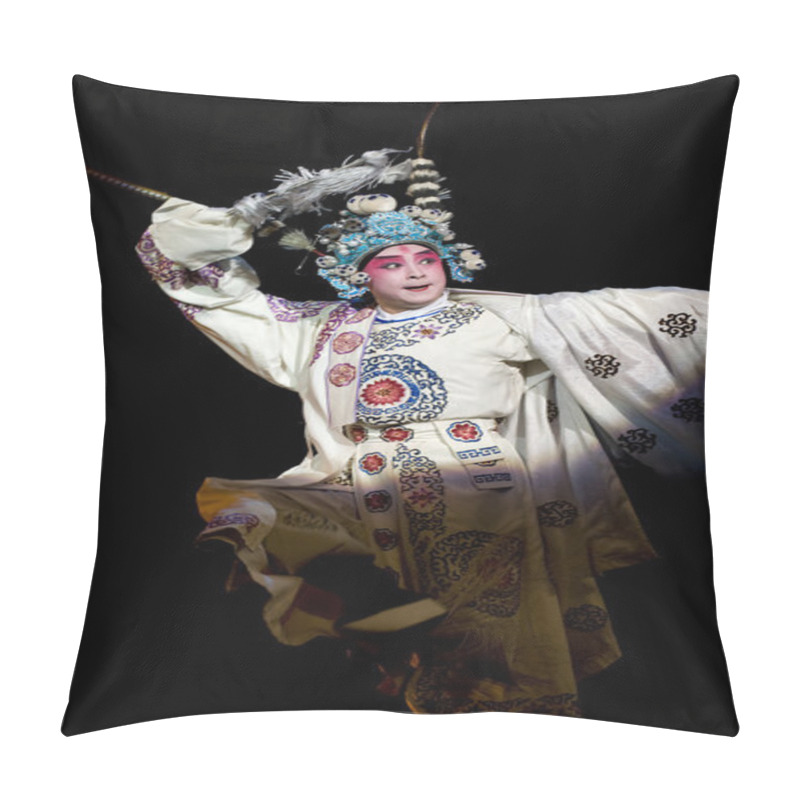 Personality  Chinese Traditional Opera Actor With Theatrical Costume  Pillow Covers