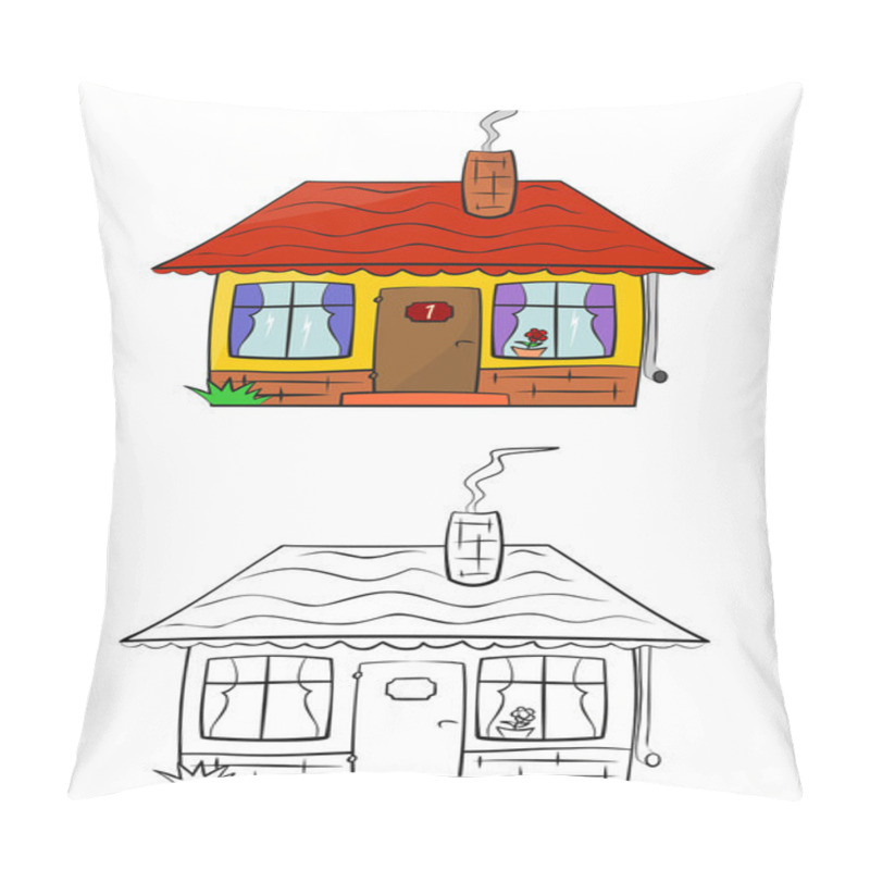 Personality  Little House Pillow Covers