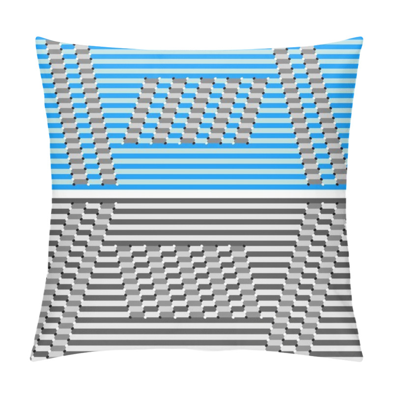 Personality  Optical Illusions Pillow Covers