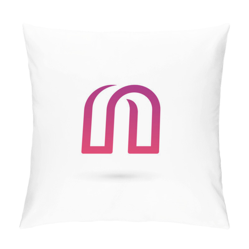 Personality  Letter N Logo Icon Design Template Elements Pillow Covers