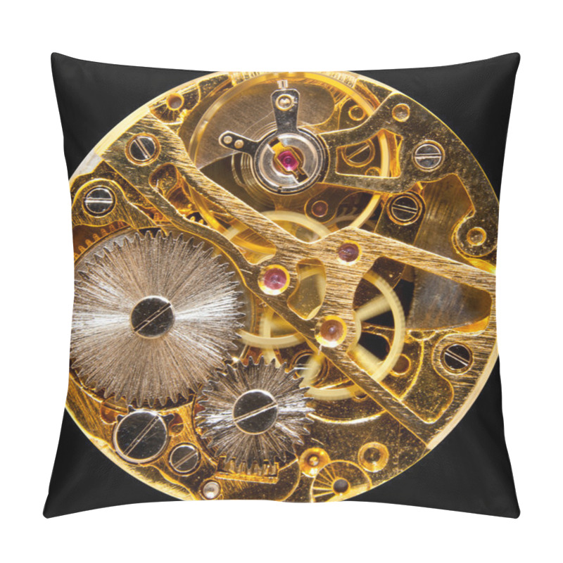 Personality  Interior Of Antique Hand Wown Watch Pillow Covers