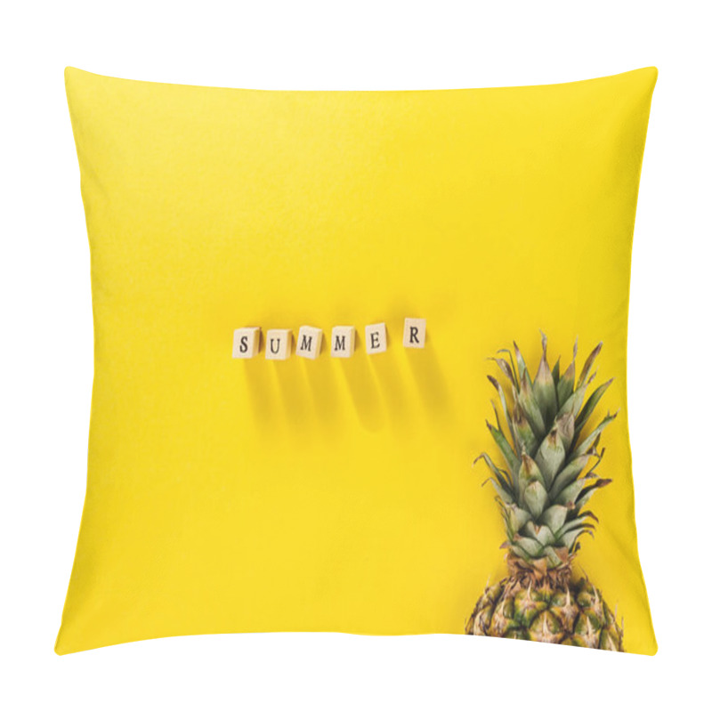 Personality  Summer Concept. Conceptual. Tasty Appetizing Half Of Pineapple Pillow Covers