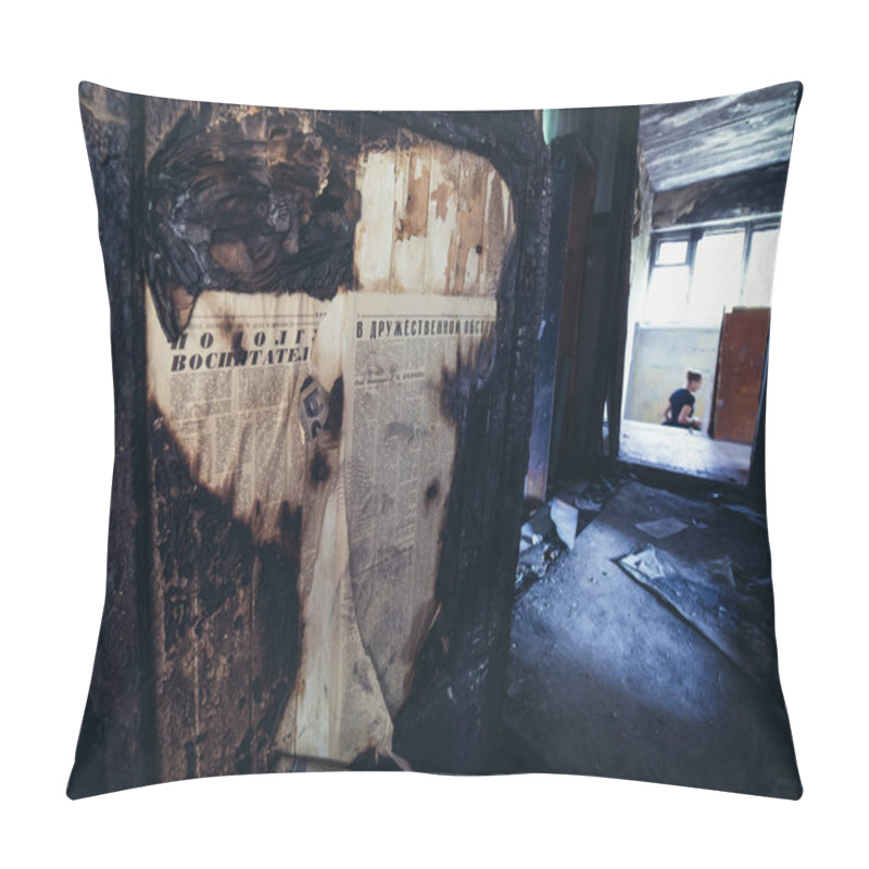 Personality  Abandoned Skrunda Town In Latvia Pillow Covers