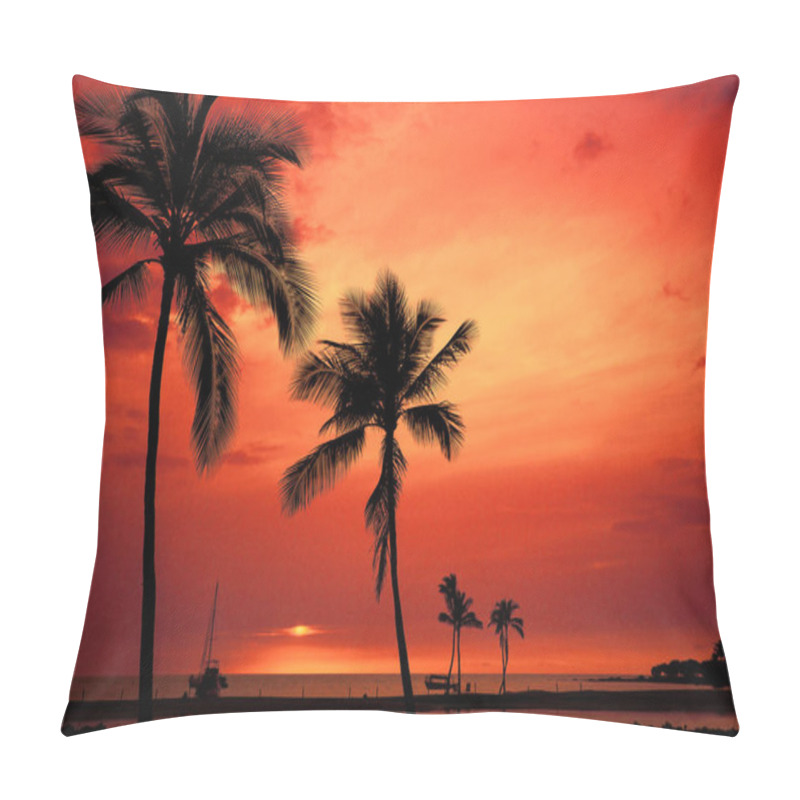 Personality  Hawaiian Sunset On Big Island Pillow Covers