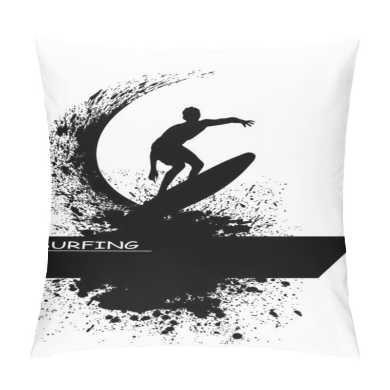 Personality  Server In The Waves Pillow Covers