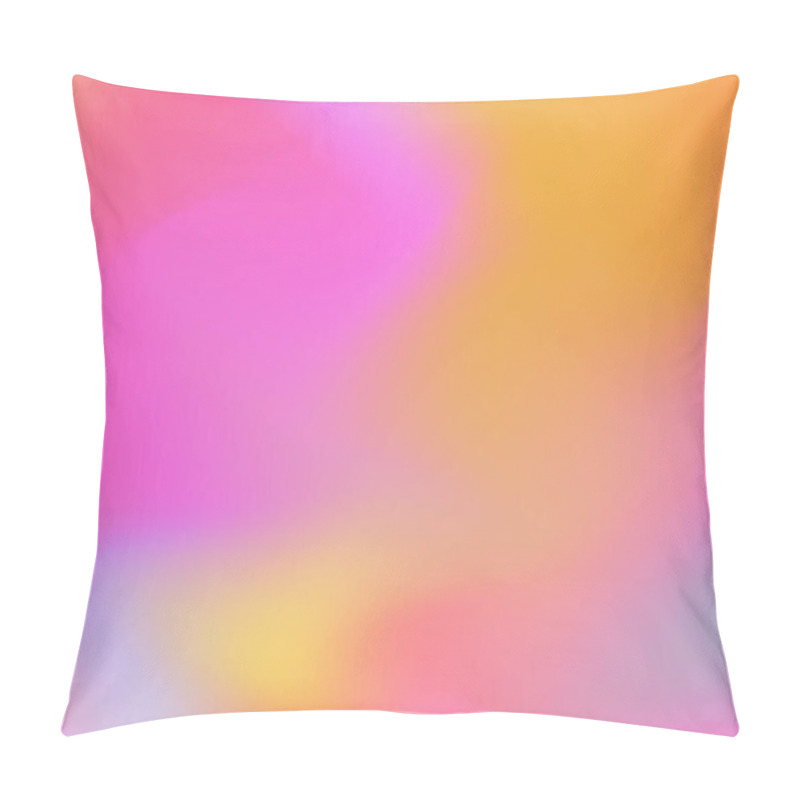 Personality  Pink And Yellow Gradient Background, Vibrant Romantic Design Pillow Covers