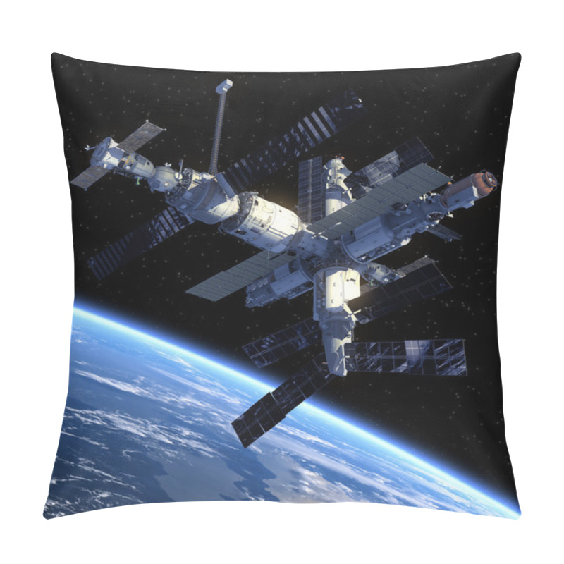 Personality  Space Station. Pillow Covers