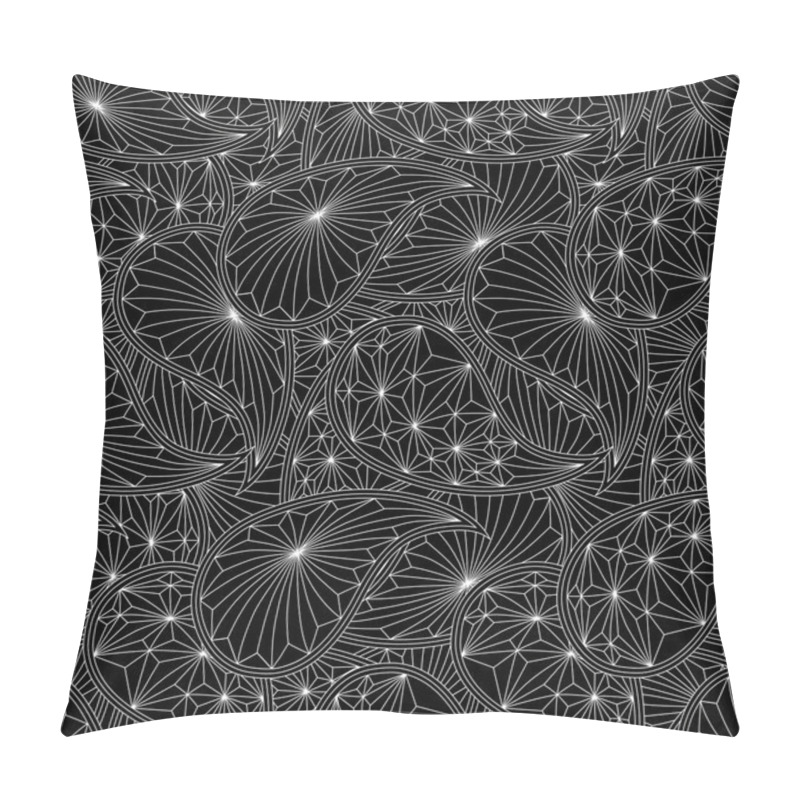 Personality  Seamless Pattern Based On Traditional Asian Elements Paisley Pillow Covers