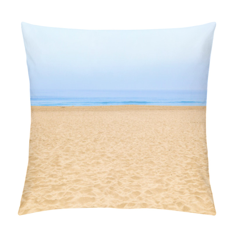 Personality  Empty Beach In The Morning Pillow Covers