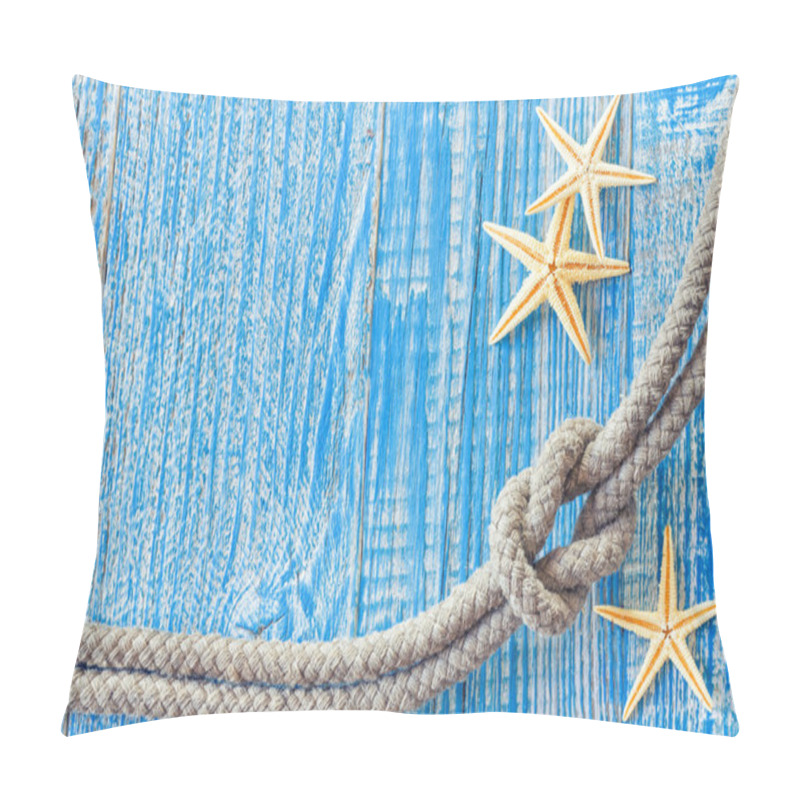 Personality  Rope And Sea Shells Pillow Covers