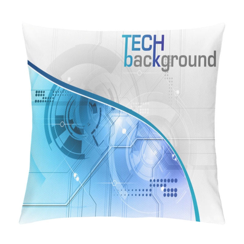 Personality  Tech Background Pillow Covers