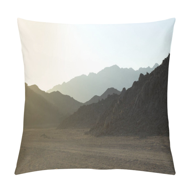 Personality  Desert Road, Volcanic Landscape Pillow Covers