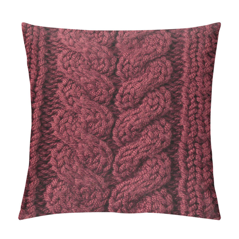 Personality  Texture Of Sweater With Pattern Pillow Covers