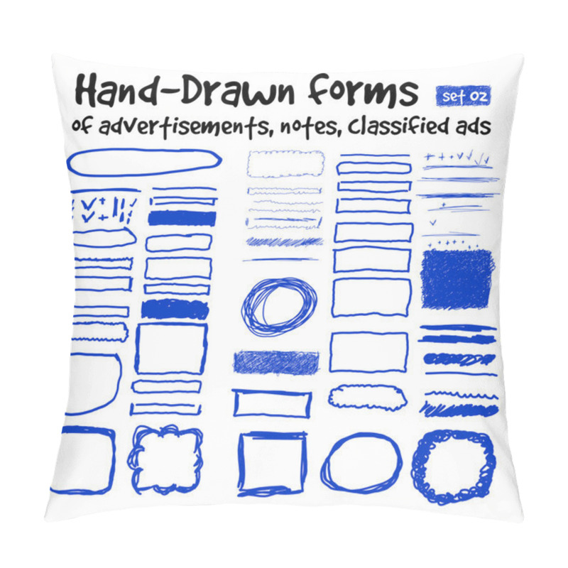 Personality  Hand-drawn Forms Pillow Covers