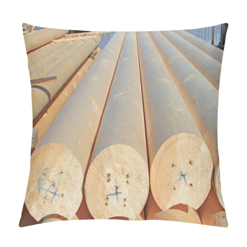 Personality  The Round Calibrated Building Bar From A Tree Pillow Covers