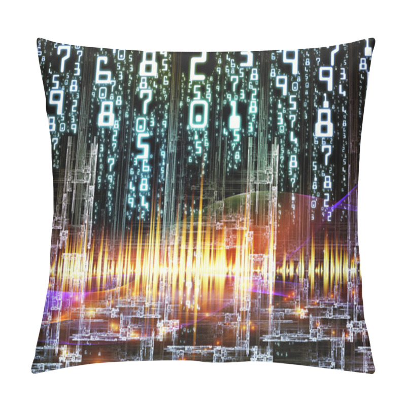 Personality  Diversity Of Digital World Pillow Covers