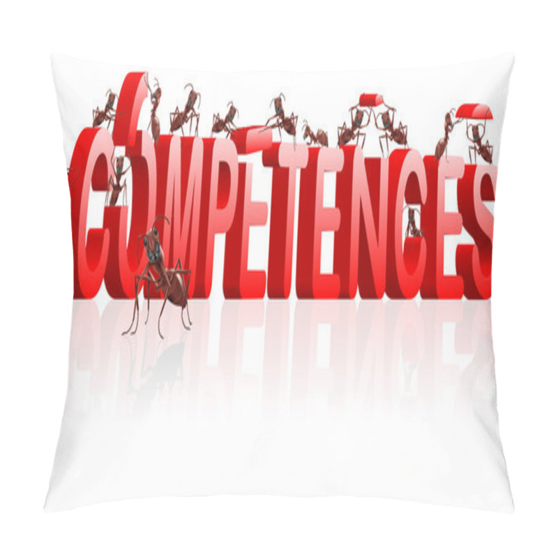 Personality  Competences Building Skills Knowledge Or Behavior Pillow Covers