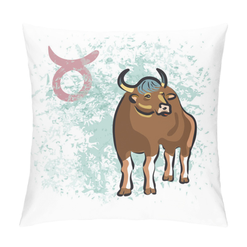 Personality  Taurus Sign Of The Zodiac Pillow Covers