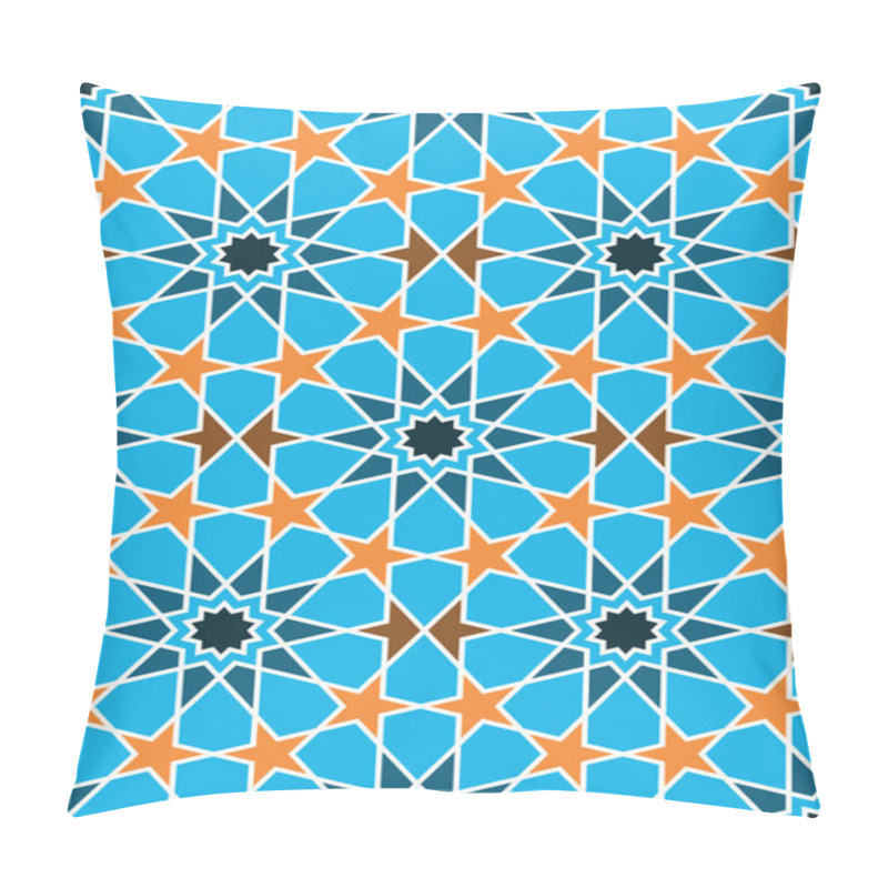 Personality  Seamless Pattern In Moroccan Style. Pillow Covers