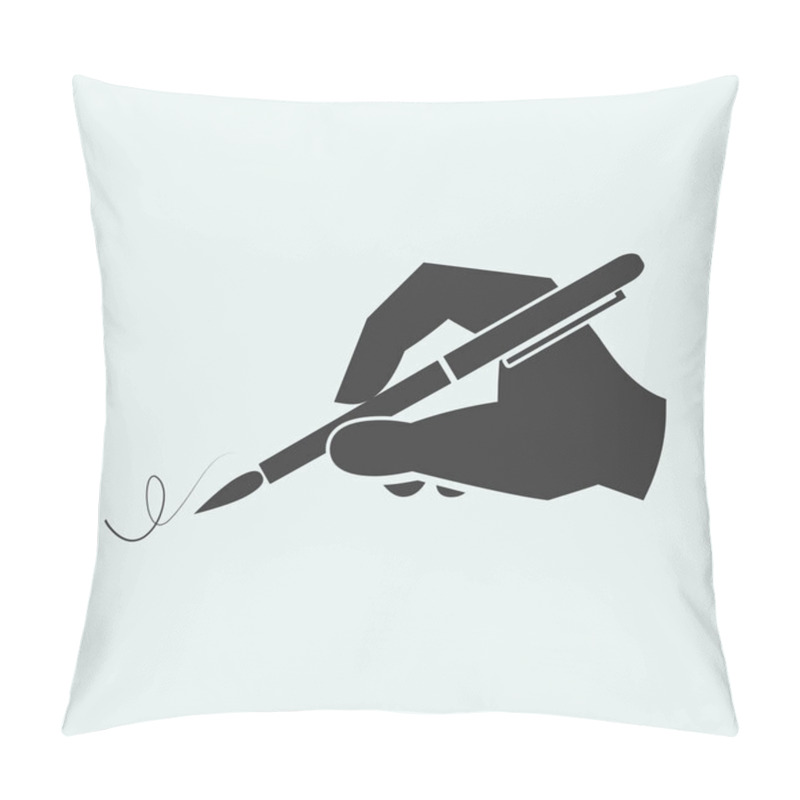 Personality  Hand Writing Icon Pillow Covers