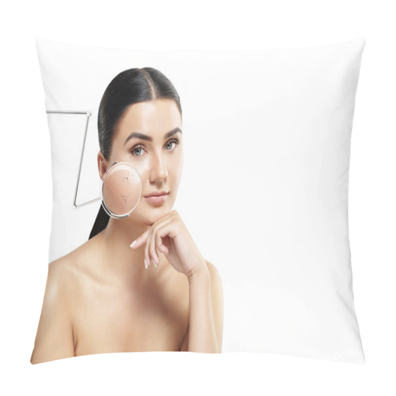 Personality  Woman With Lens Pillow Covers