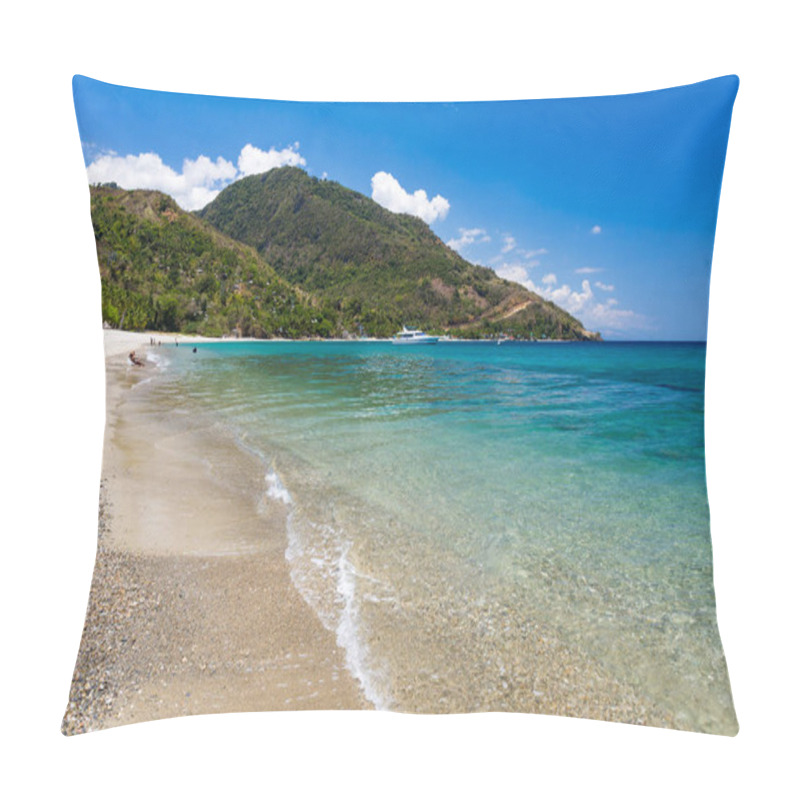 Personality  Aninuan Beach, Puerto Galera, Oriental Mindoro In The Philippines, Landscape View. Pillow Covers