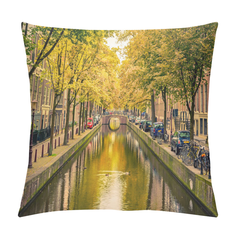 Personality  Canal In Amsterdam Pillow Covers