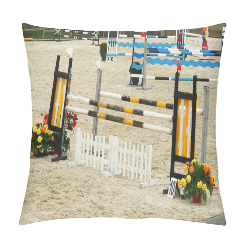 Personality  Horse Show Jumping Obstacle, Large Horse Arena Pillow Covers