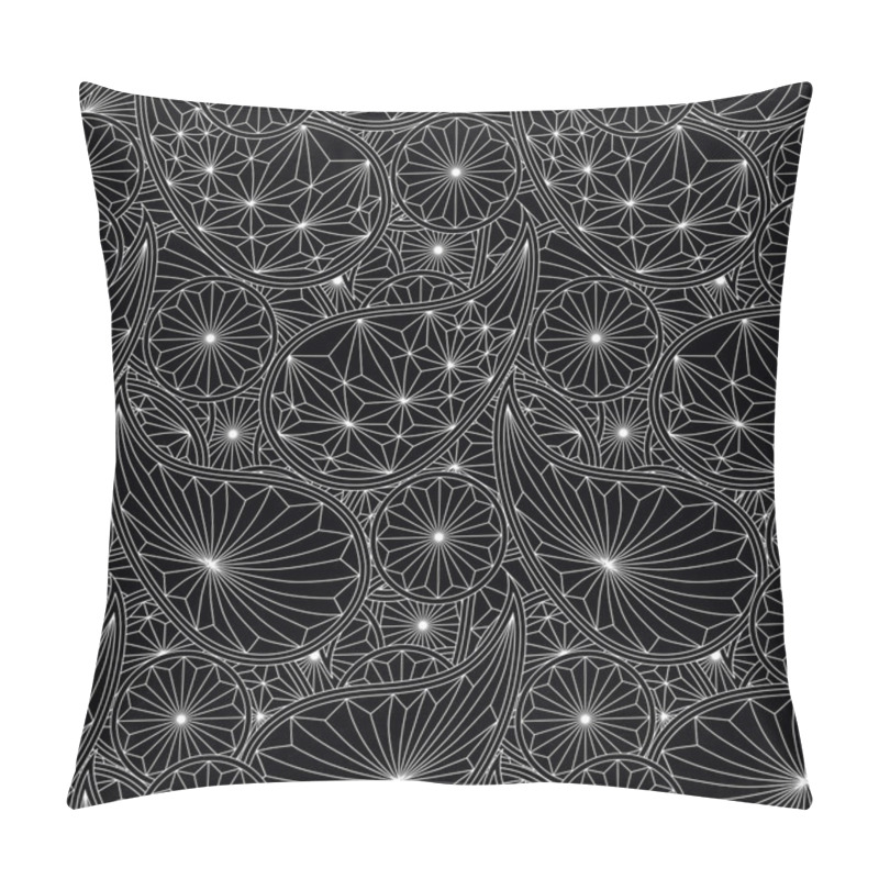 Personality  Seamless Pattern Based On Traditional Asian Elements Paisley Pillow Covers