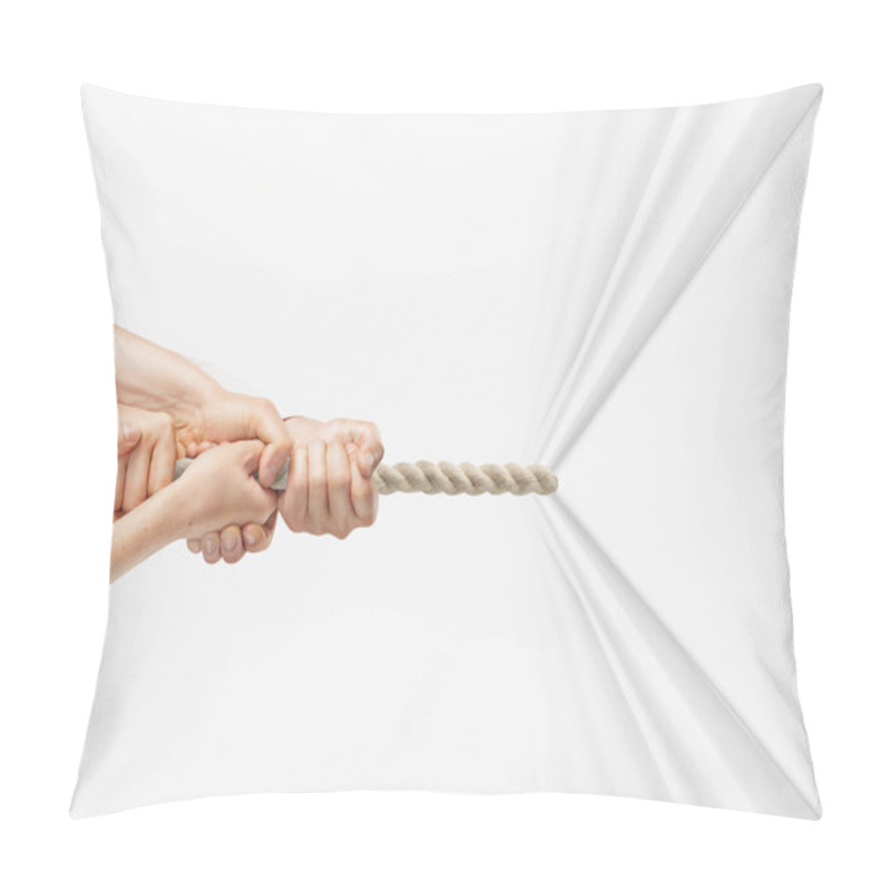 Personality  Hands Pulling Rope Pillow Covers