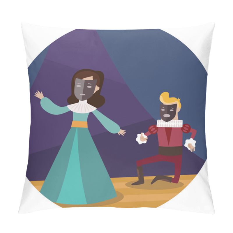 Personality  Drama Symbol Pillow Covers