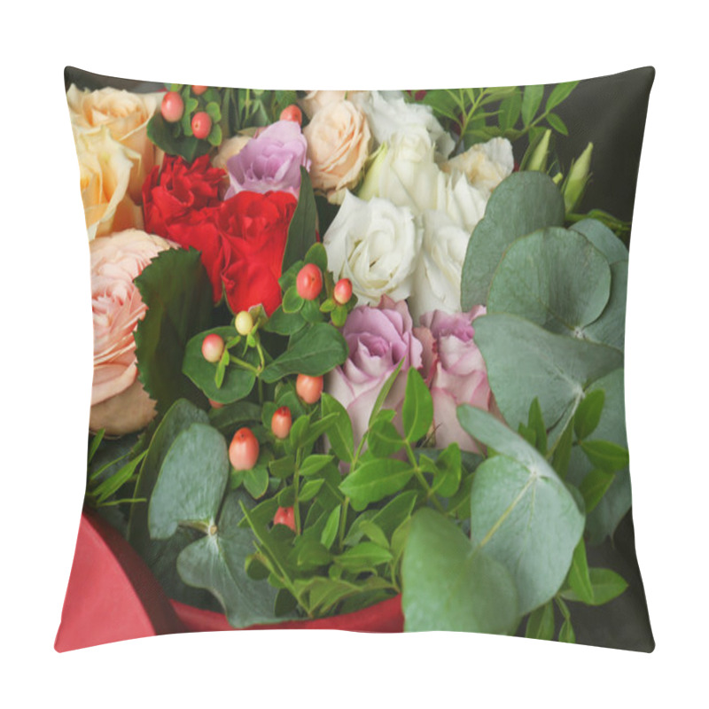 Personality  Floral Arrangement In Box Pillow Covers